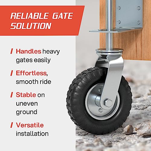 Effortless Gate Wheel for Heavy-duty Use