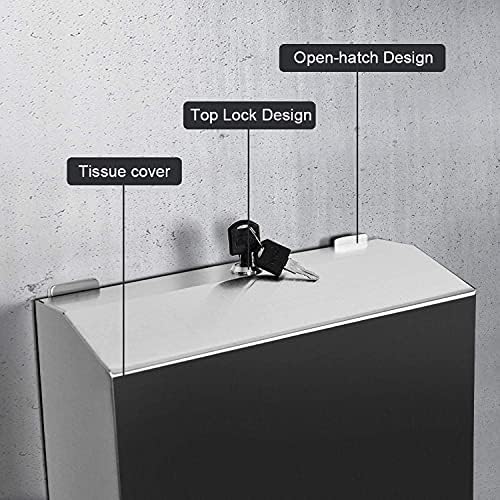 Wall-Mounted Commercial Paper Towel Dispo with Lock