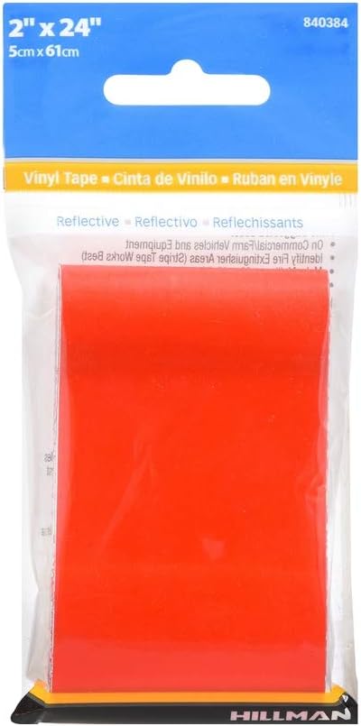 Keep Yours Safe with Hillman Reflective Tape Red