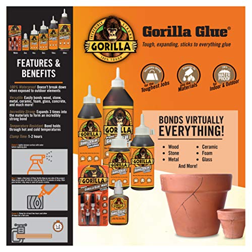 Gorilla Minis Original Waterproof Polyurethane Glue