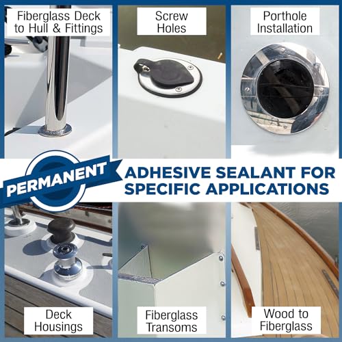 10 oz Marine Adhesive Sealant 5200 Fast Cure White
