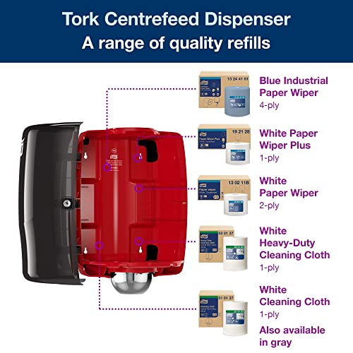 Tork Red and Smoke Roll Dispenser