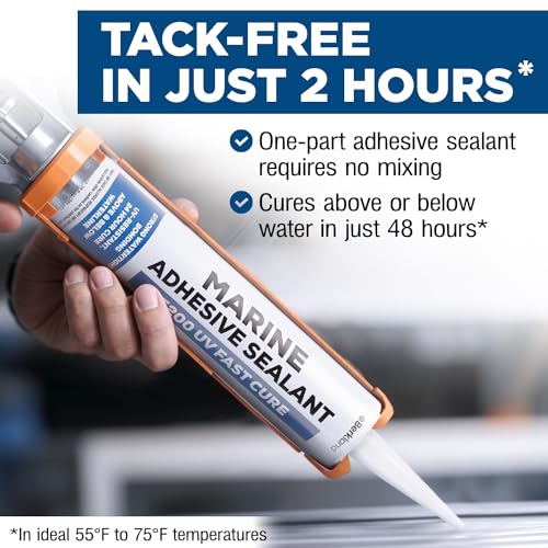 10 oz Marine Adhesive Sealant 5200 Fast Cure White