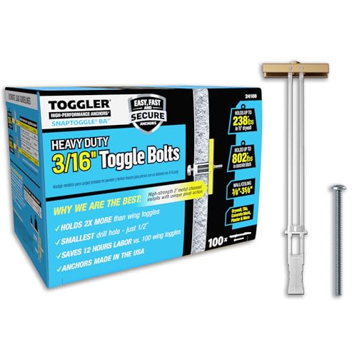 TOGGLER 316-24 Toggler SNAPTOGGLE Durable Toggle Anchors for Industrial Use