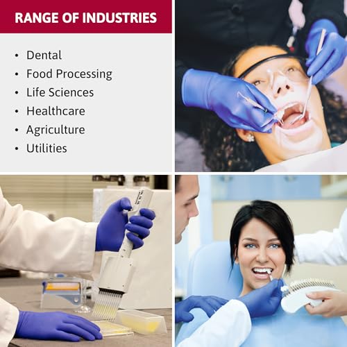Professional Examination Gloves Extra-Small Nitrile Powder-Free Ambidextrous Design