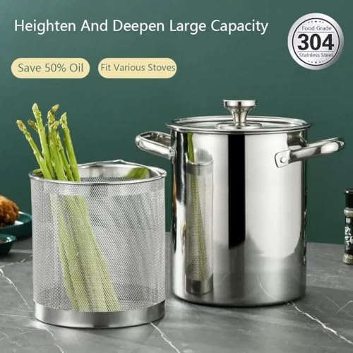 DAOUXIAOSPStainless Steel Asparagus Pot 4L