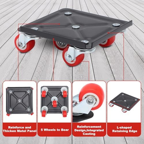 Secure Heavy-Duty Furniture Mover with Wheels