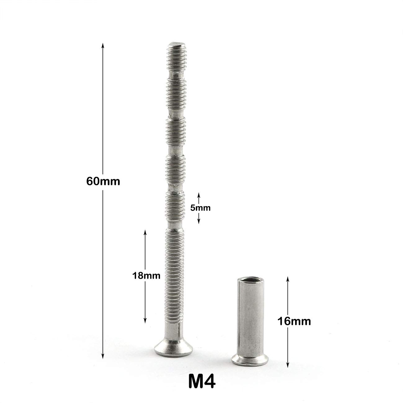 Stainless Steel Door Handle Hardware Kit