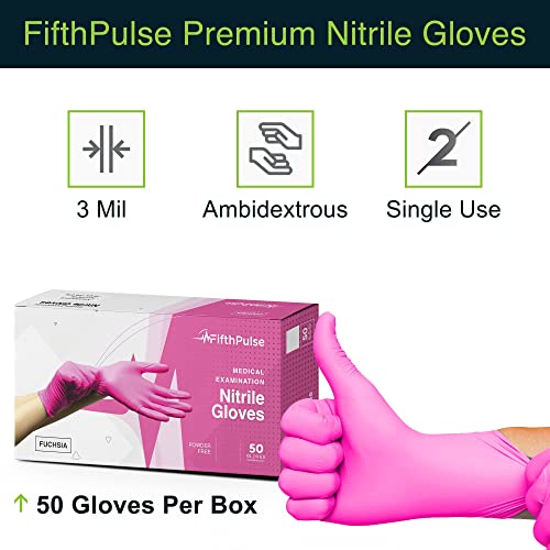 FifthPulse Nitrile Disposable Gloves