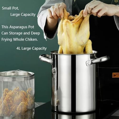 DAOUXIAOSPStainless Steel Asparagus Pot 4L