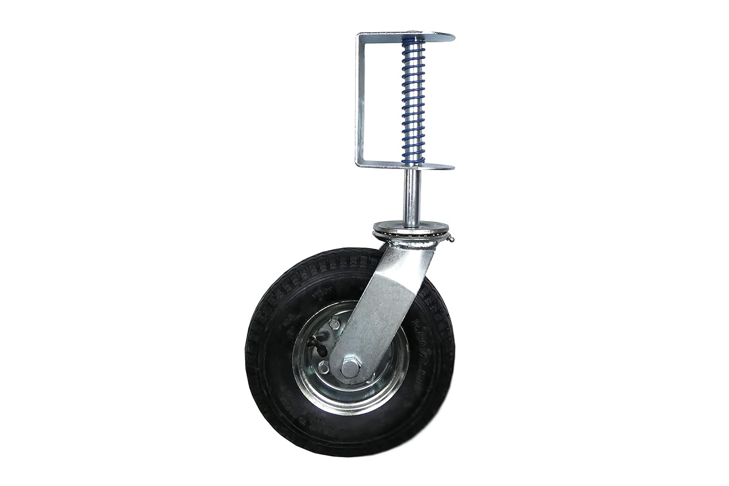 8-Inch Pneumatic Spring-Loaded Gate Caster 200-LB Load Capacity