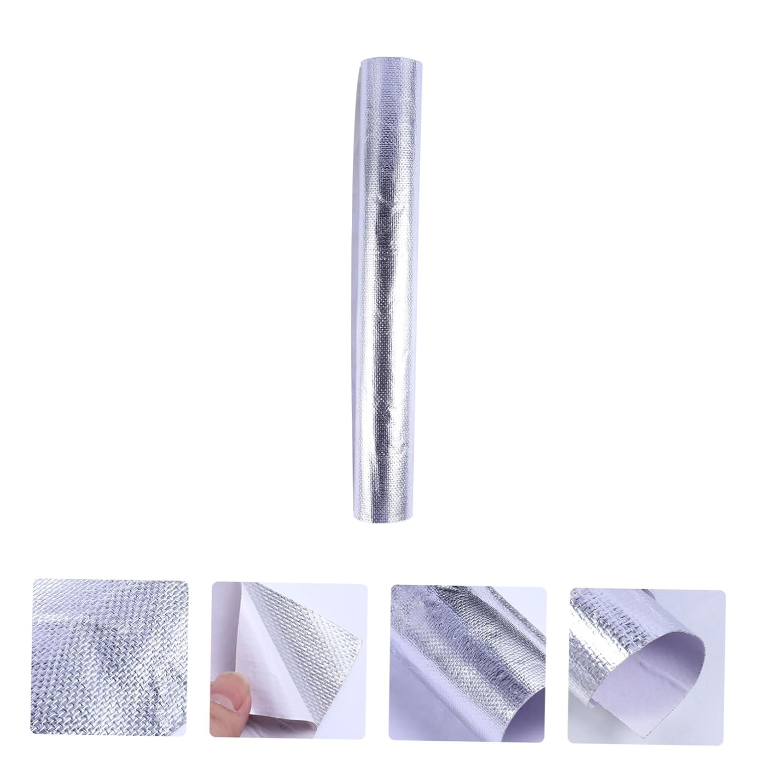 JECOMPRIS Aluminum Foil Heat Transfer Adhesive Tape Metallic Thermal Removable wallpaper