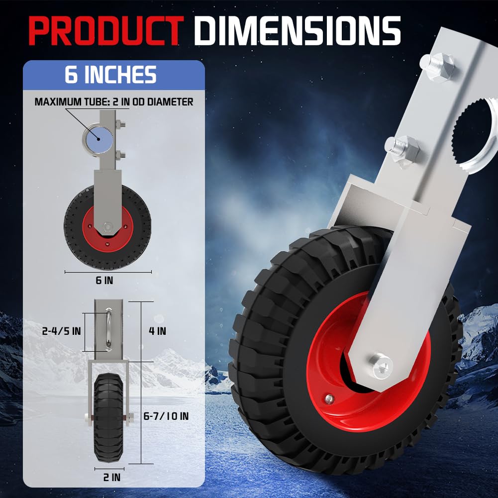 Durable 6 Farm Gate Caster for 330lb Chains