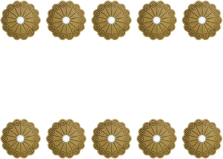 10-Piece Brass Backplate Washers