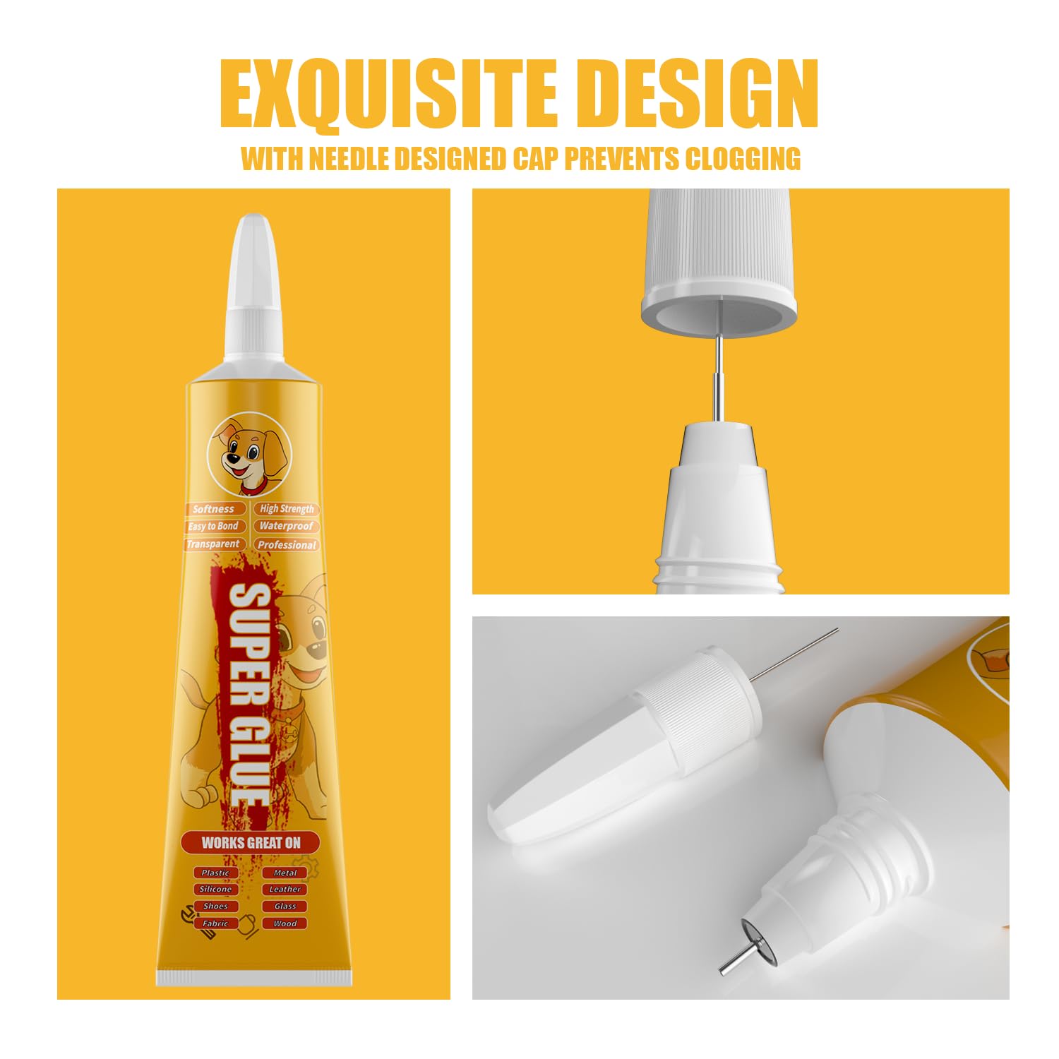 21oz Clear Super Gel Glue Easy to Use Durable