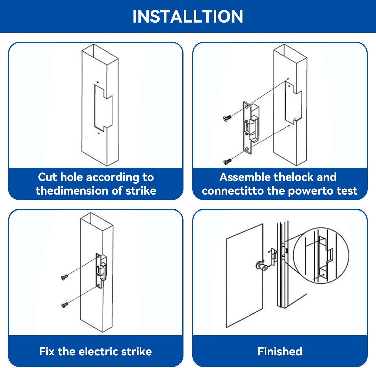 Secure Door Access Lock with Two Models