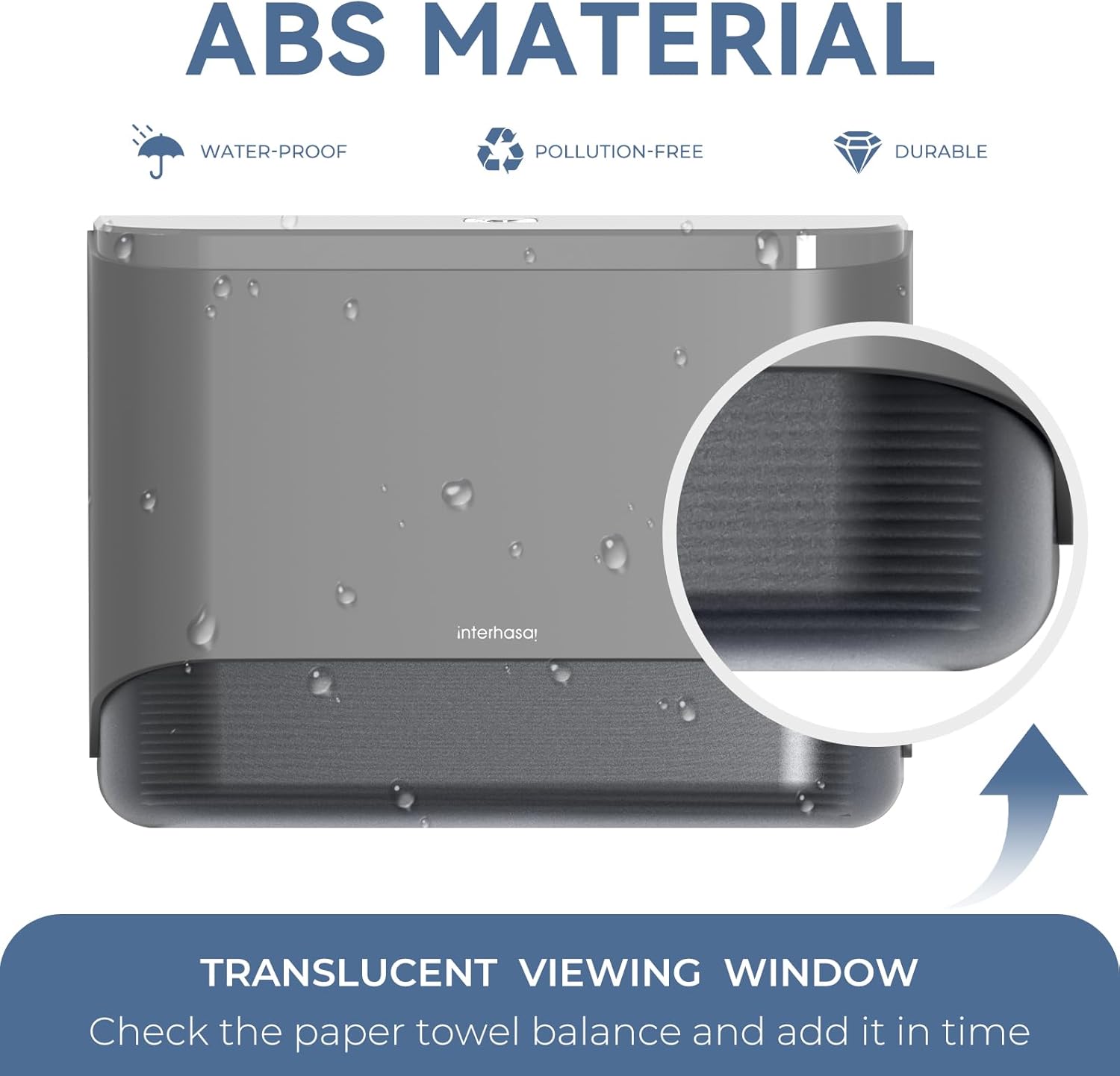 Large Capacity bathroom paper towel dispenser