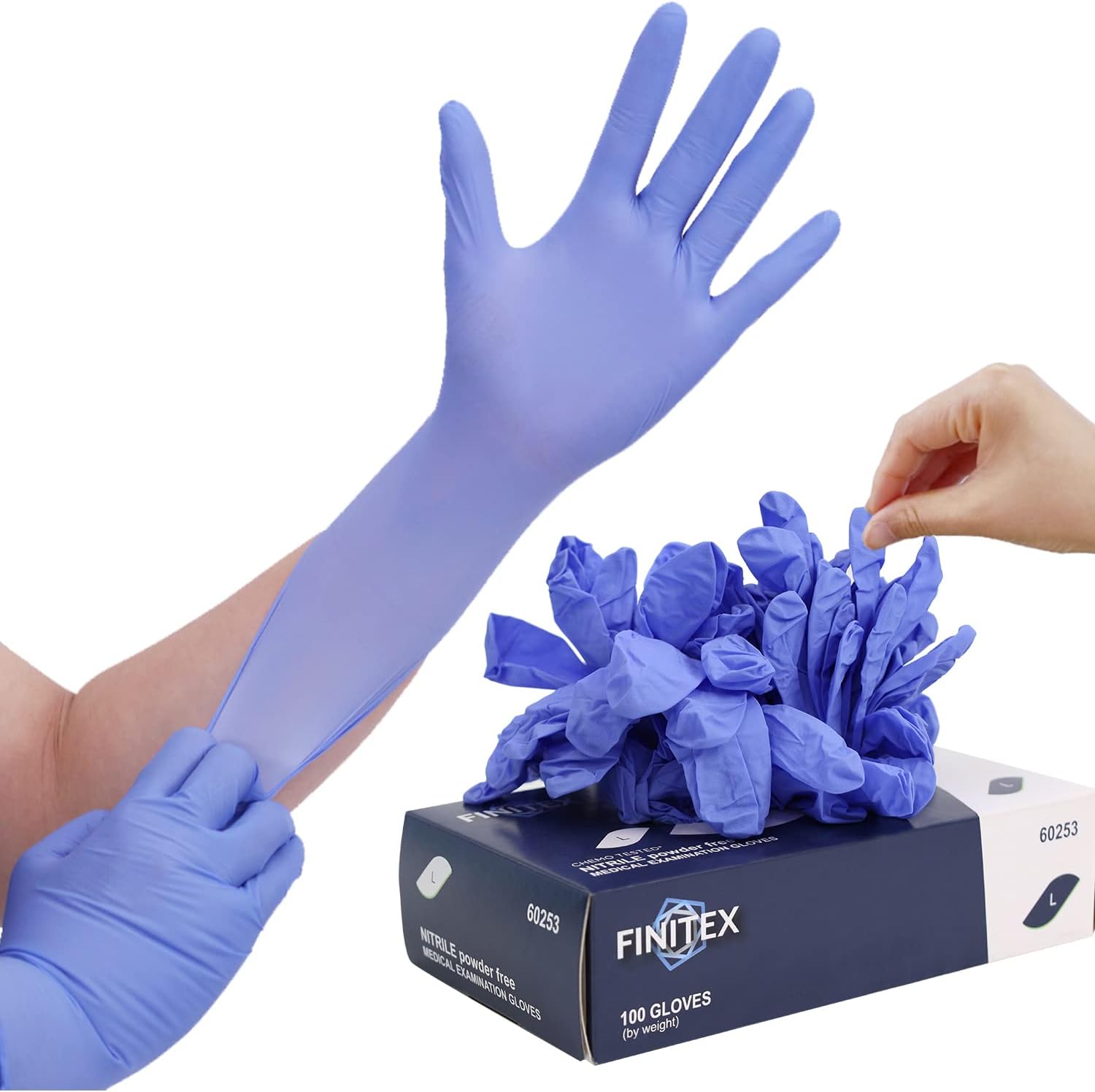 Premium Nitrile Gloves for Comfort Durability