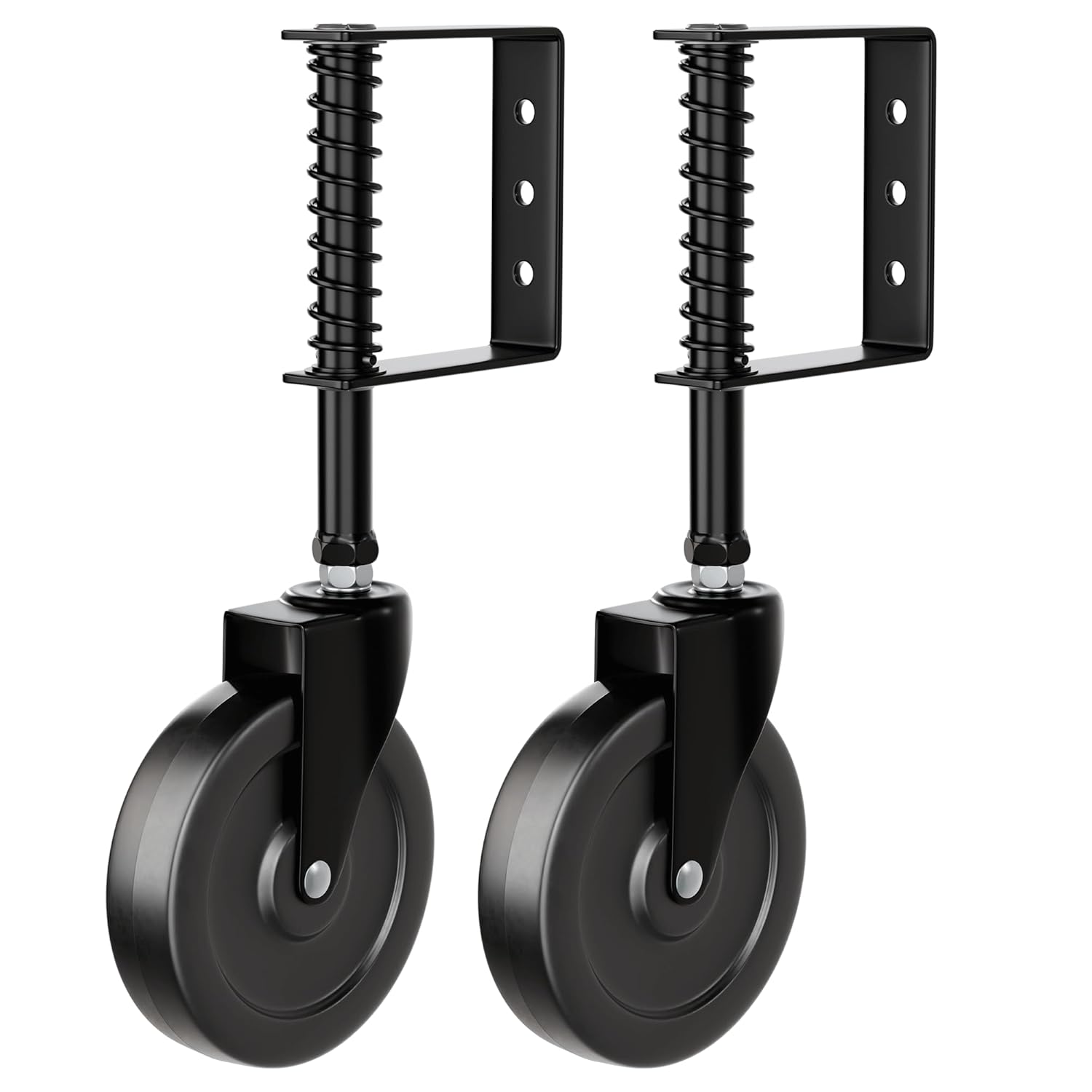 Durable 5 Spring Loaded Gate Caster Heavy Duty for Wooden Metal Fences