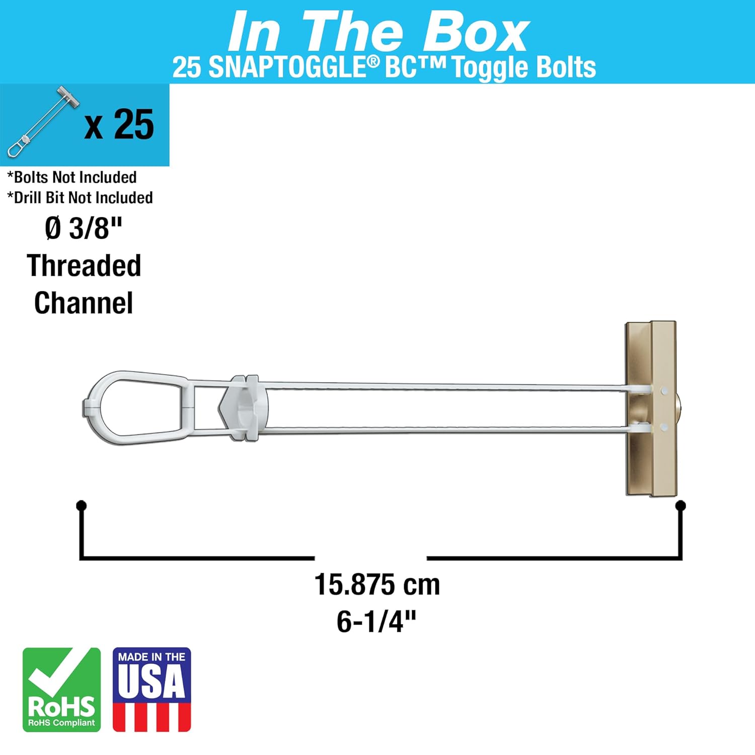 TOGGLER SNMP-tooTOGGLE BC 38 to 2-12 Grip Range