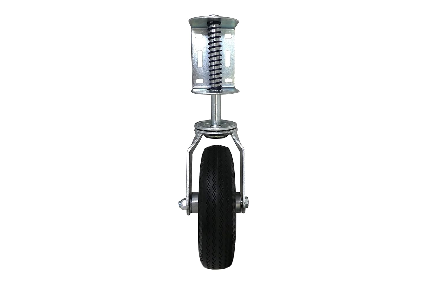 Durable Heavy Duty Gate Caster 220-LB Load Capacity 8-Inch Wheels Black