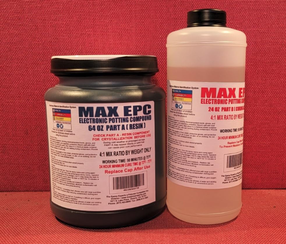 MAX EPOXY SYSTEMS - Thermal Conductivity - Insulate Waterproof Circuits Underwater Underground -Permanent Hide