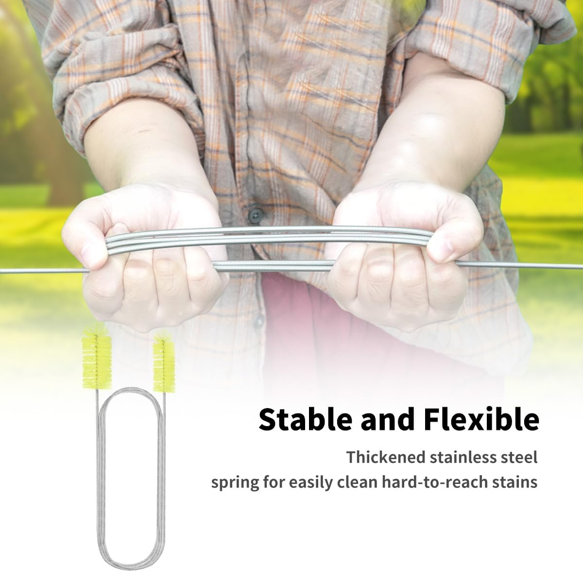 Flexible Aquarium Drain Brush Set for Tank Cleaning