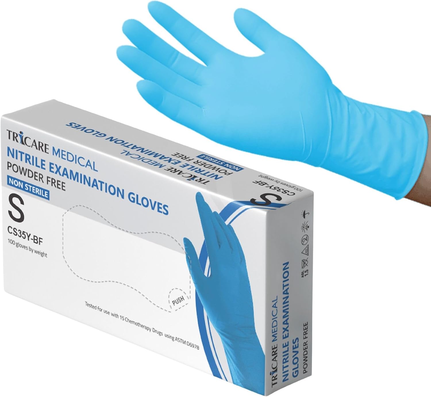 Reliable Durable and Chemically Tested Nitrile Exam Gloves