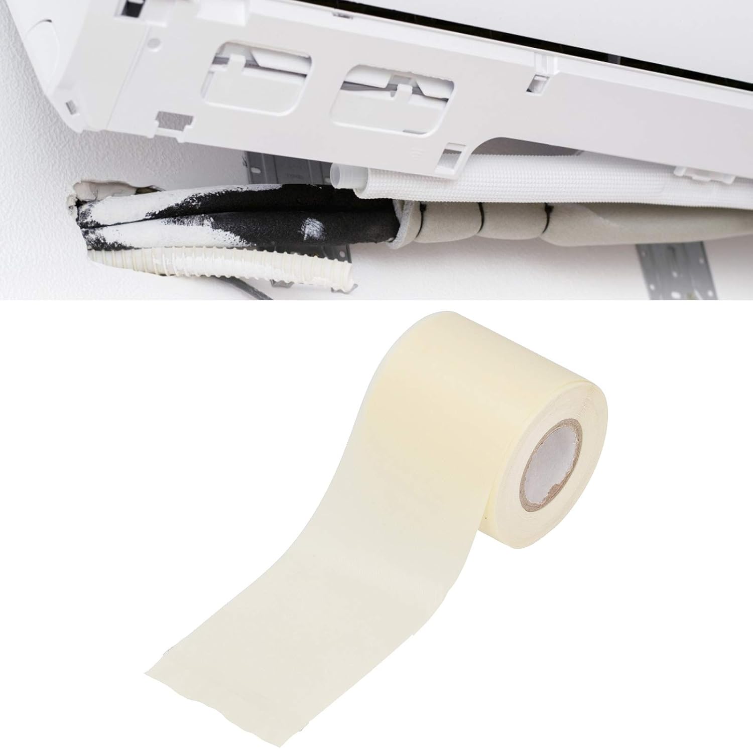 Mini Split Tape Insulation Wrapper for Air Conditioners 6cm Wide Beige