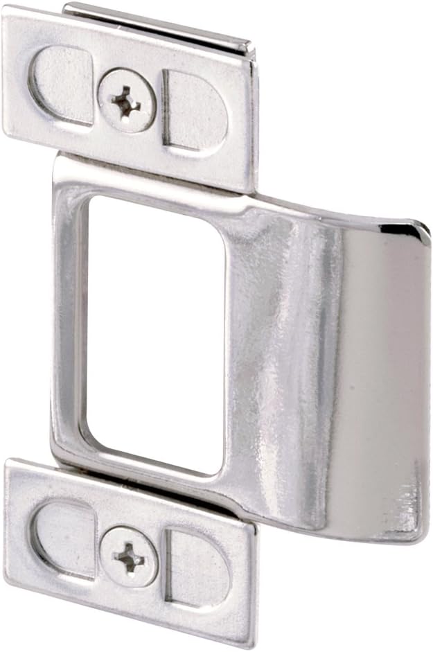 Adjustable Door Strike Set 2-Piece Chrome-Plated Single Pack
