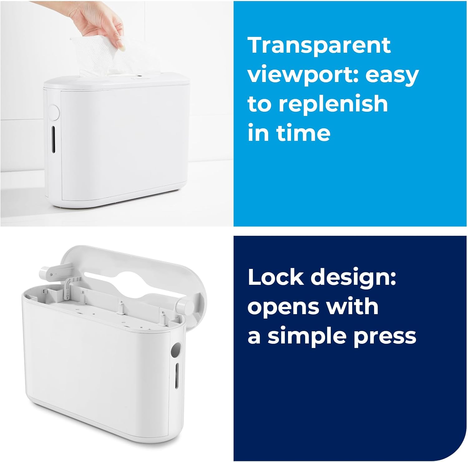 Modunful Countertop Paper Towel Dispenser Multifold Hand Towel Dispenser