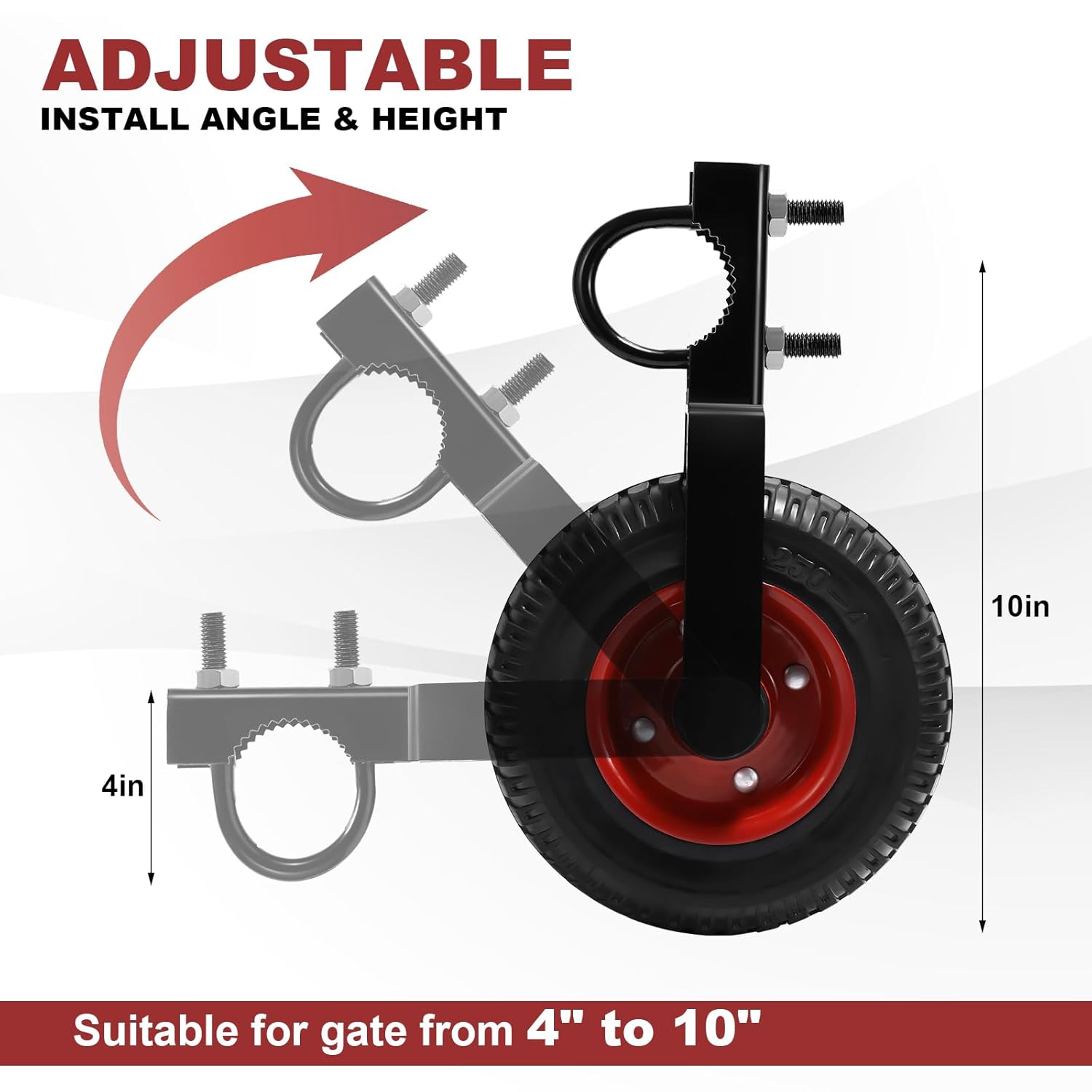 Heavy Duty Gate Wheel for Farm Gates
