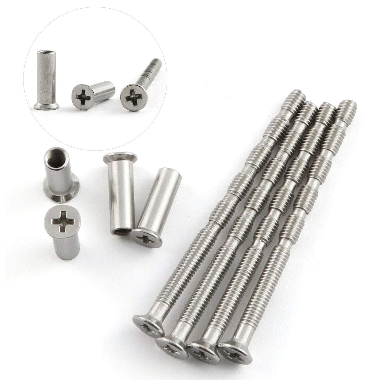 Stainless Steel Door Handle Hardware Kit