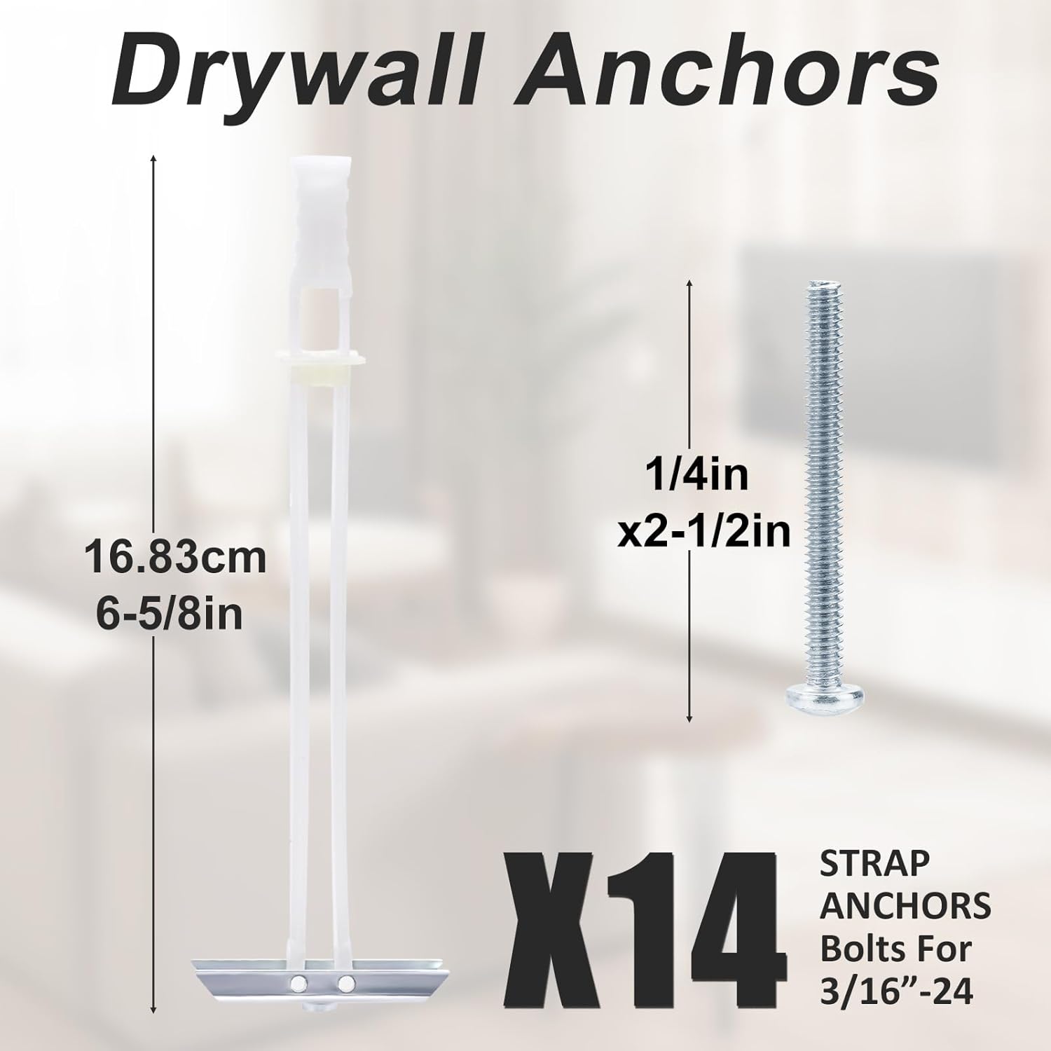 Durable 316 to 24 Hollow Wall Anchors