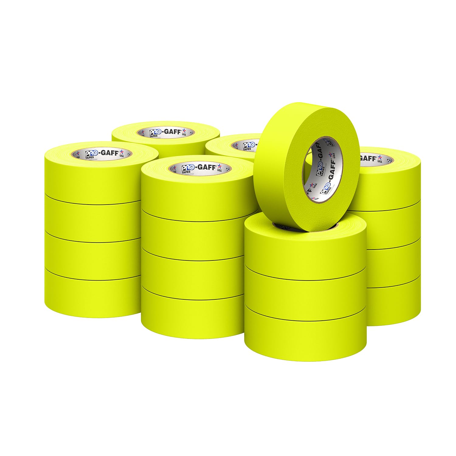 Pro Tapes 2-inch fluorescent yellow gaffer tape