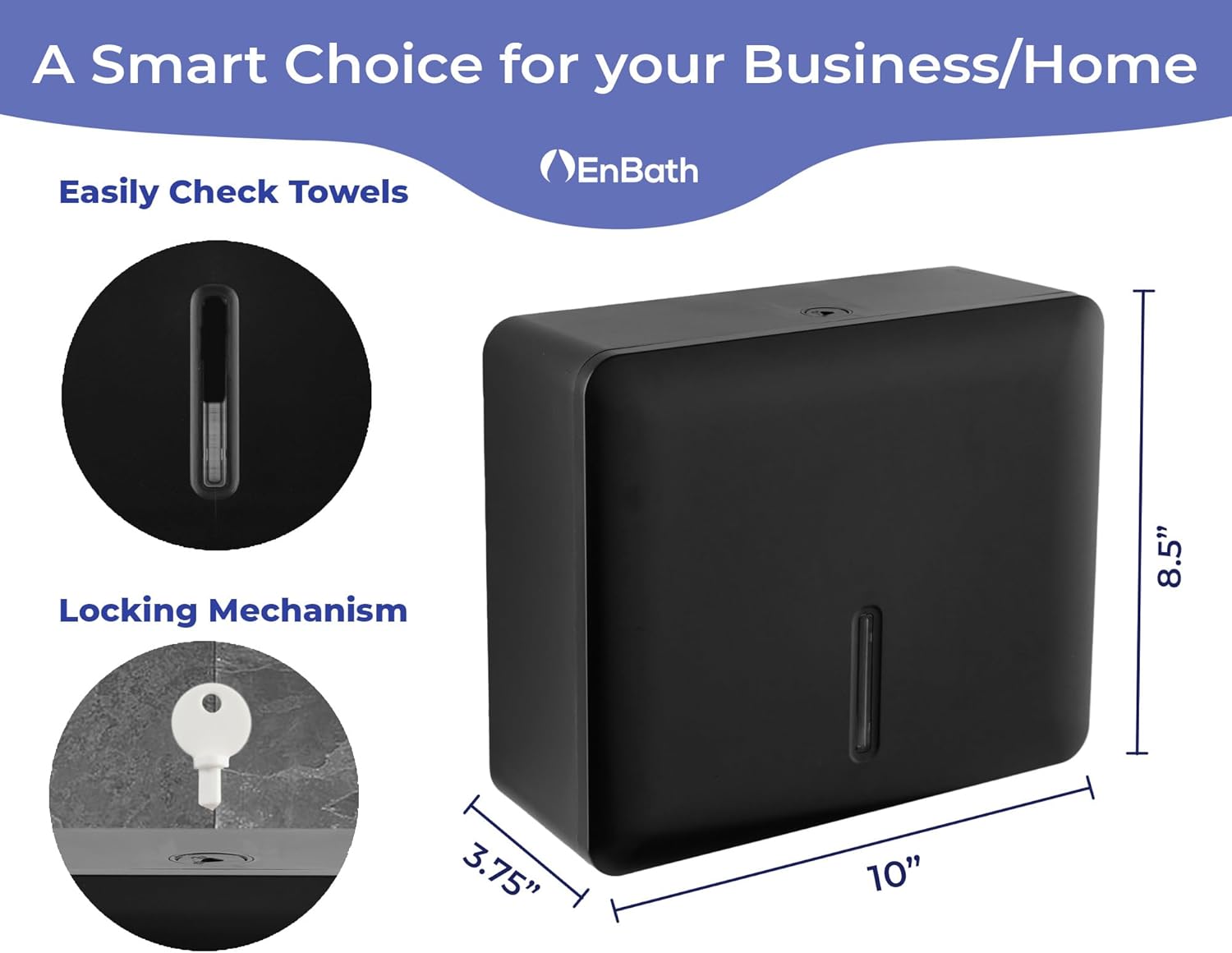Multifold Paper Towel Dispenser 2-Pack