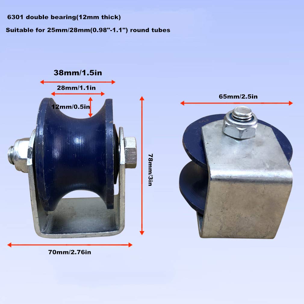 EoxinDm Heavy Duty U-Type Groove Wheel