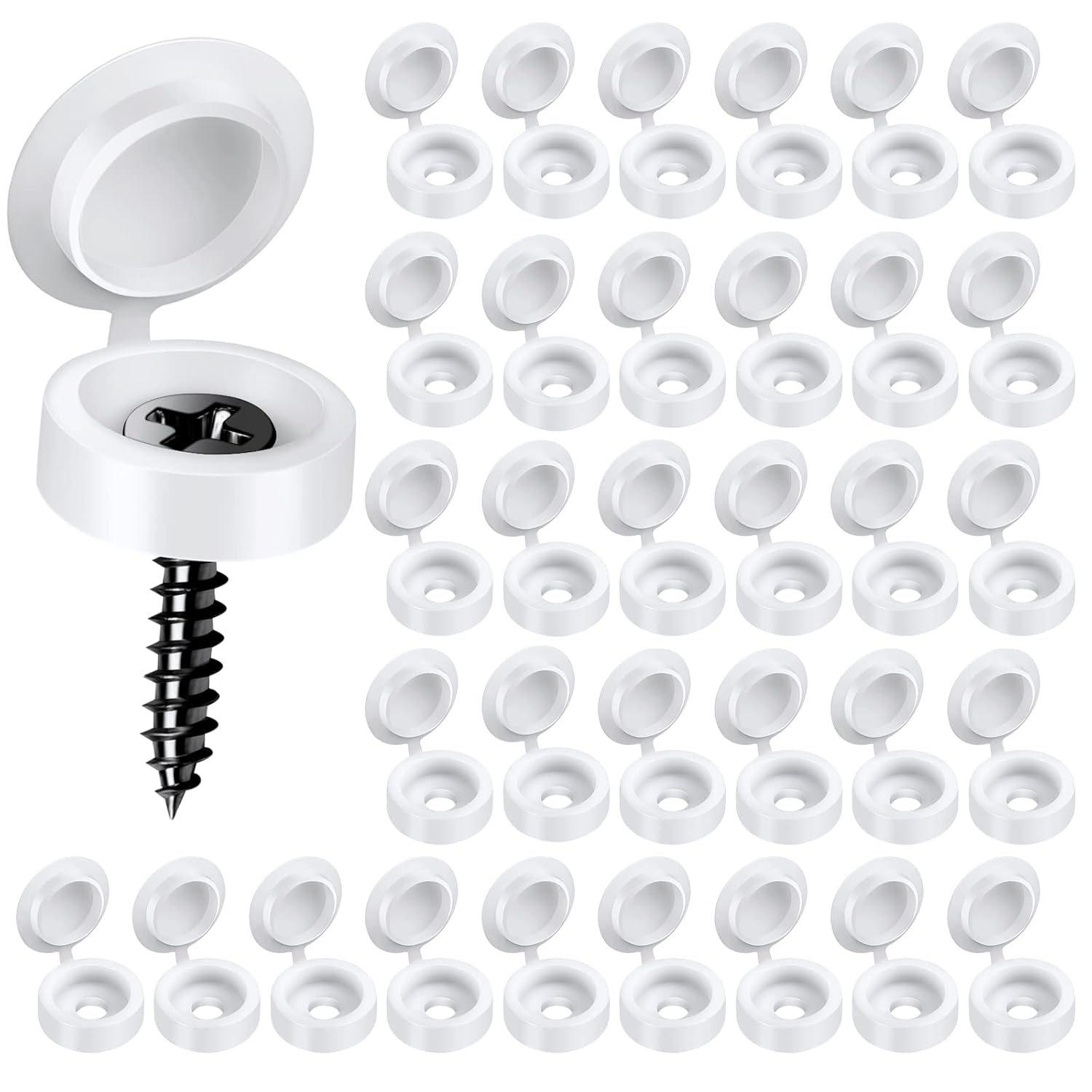 Durable Plastic Screw Cover Caps