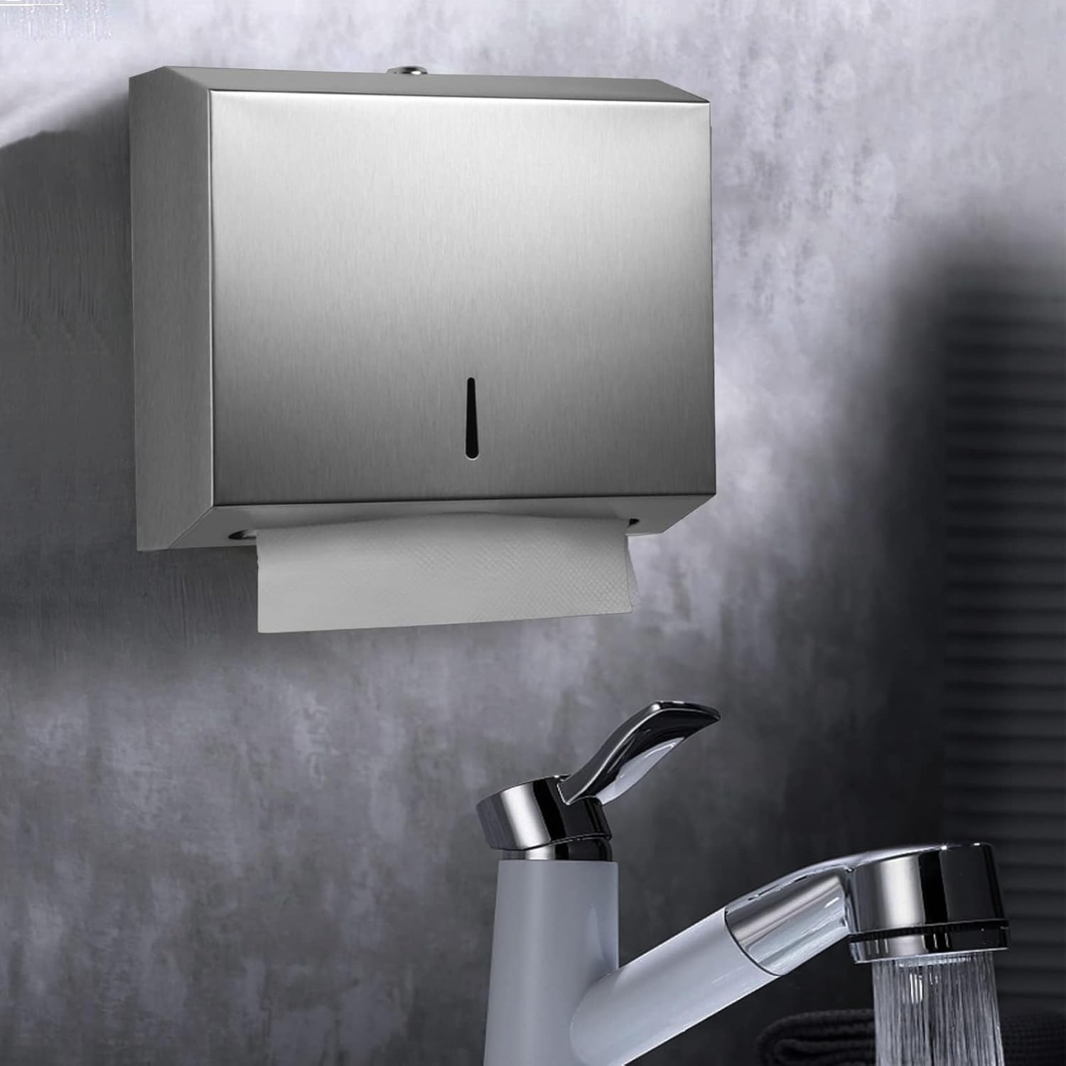 High-Tech Stainless Steel Commercial Towel Dispenser