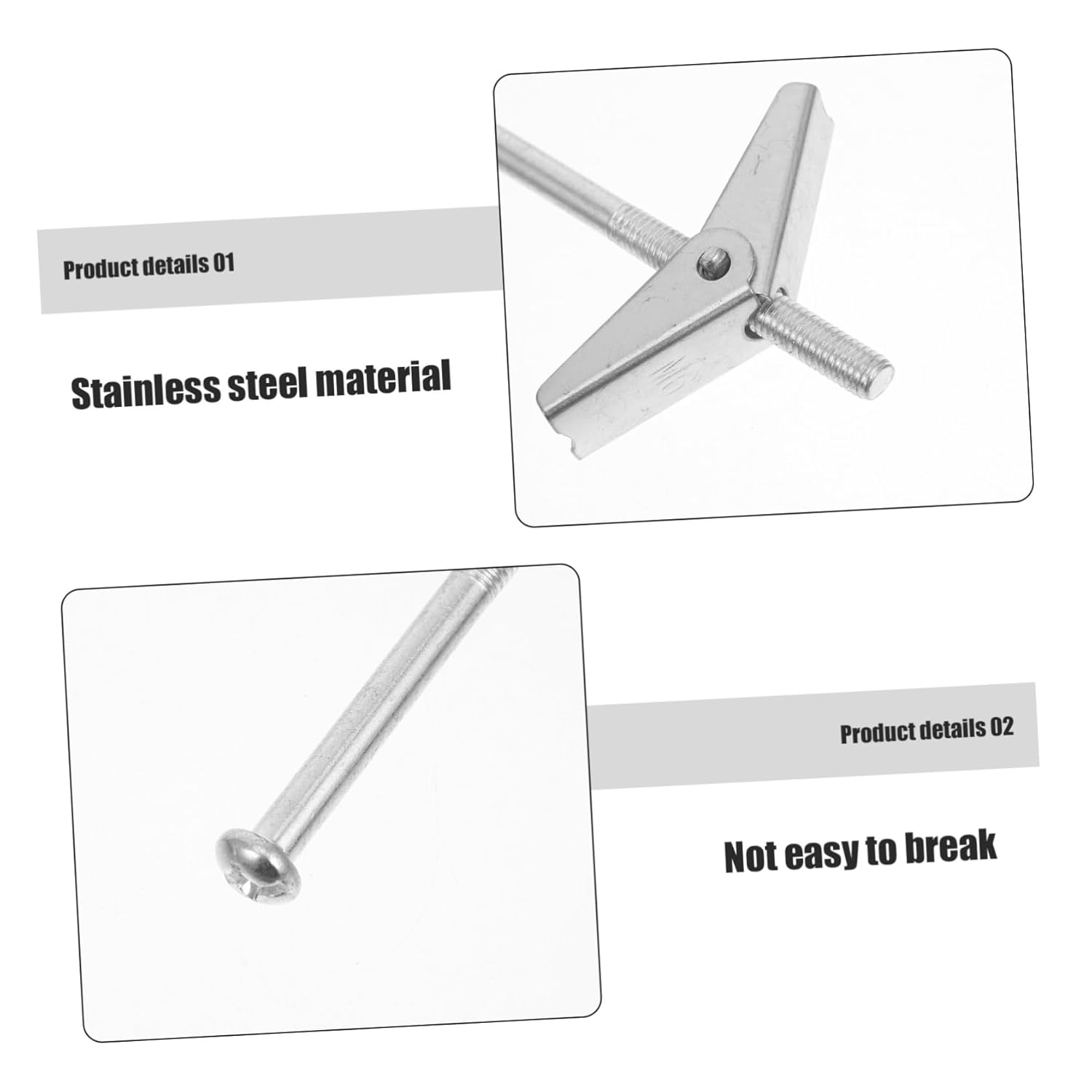 Secure Fastening with 32-Piece Military-Grade Metal Anchor Set