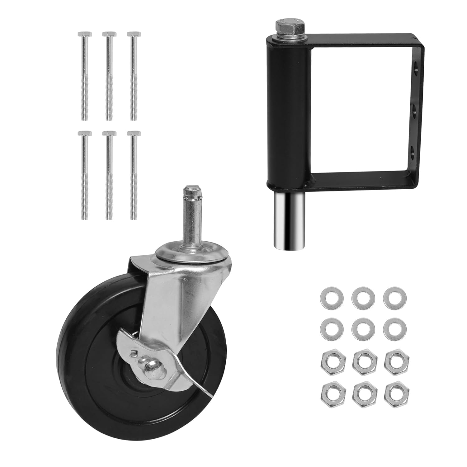 2 Pack Spring Loaded Adjustable Gate Wheel