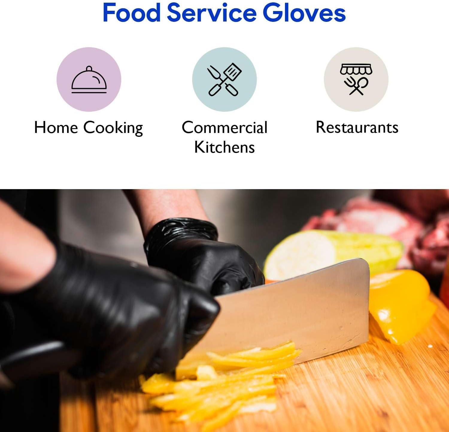ProCure Black Nitrile Disposable Gloves Latex-Free for Medical More