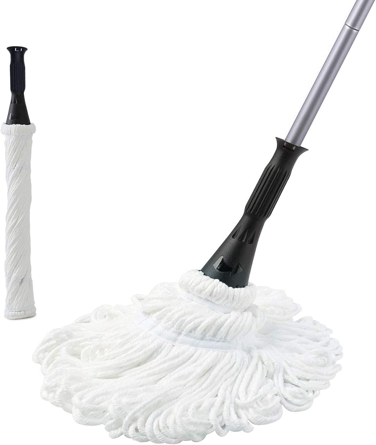 Eyliden Mop with 2 Reusable Heads for Great Floor Cleaning
