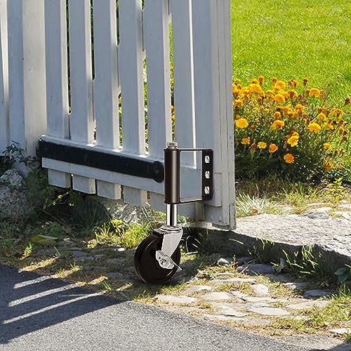 2 Pack Spring Loaded Adjustable Gate Wheel