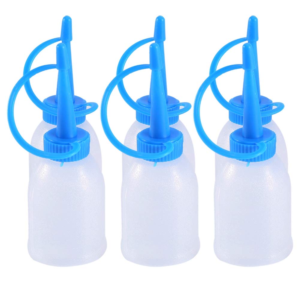 6-Pack 30ml Plastic Squeeze Bottles with Needle Tips