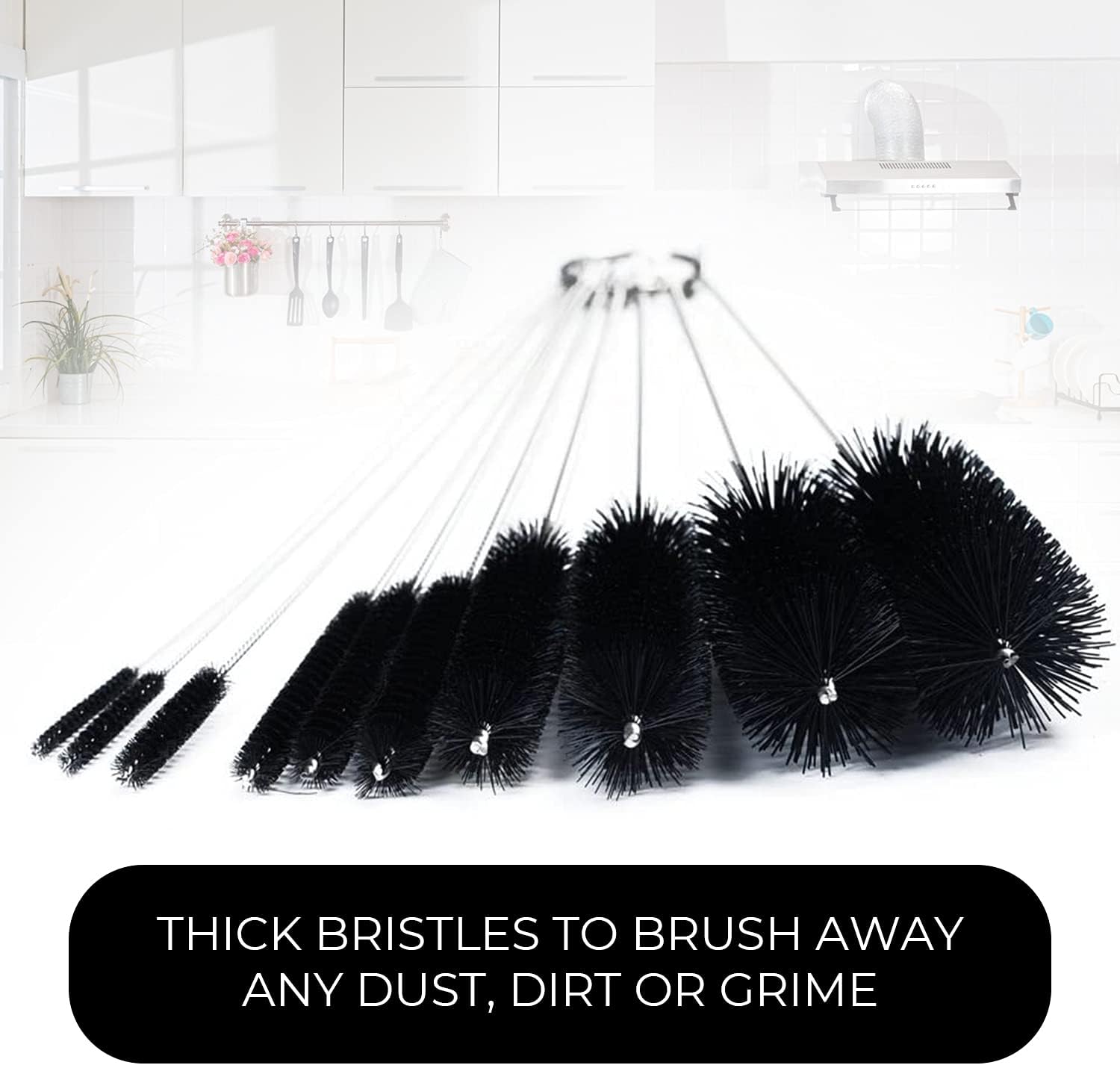 Professional Tube Cleaning Brush Set for Hard-to-Reach Areas
