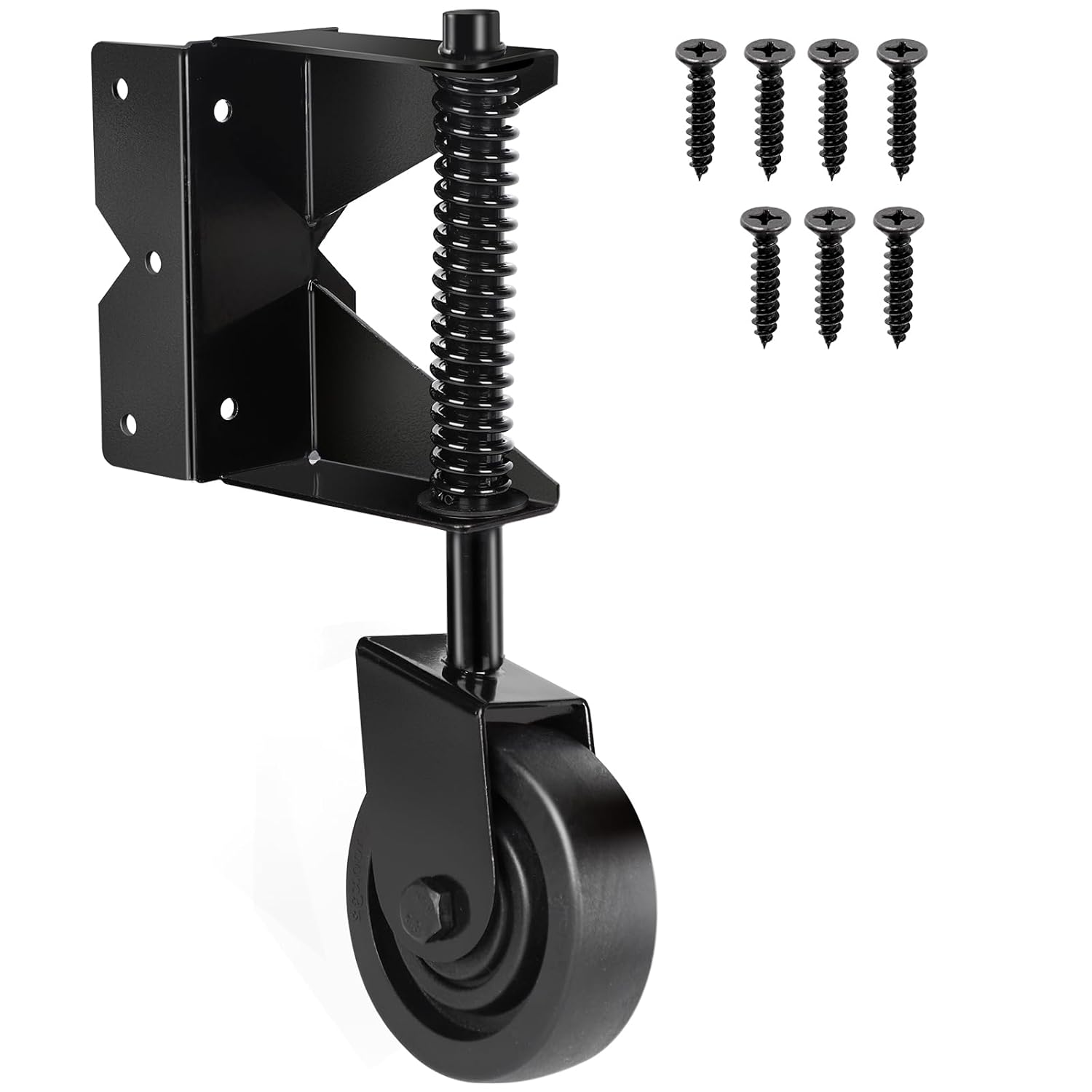 Spring-Loaded Gate Caster 300Lbs Capacity