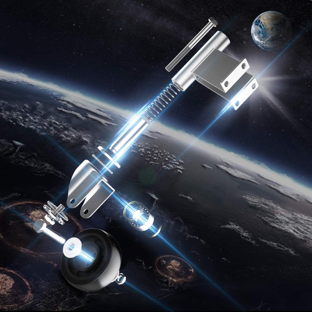 Homhoo Spring-Loaded Gate Caster