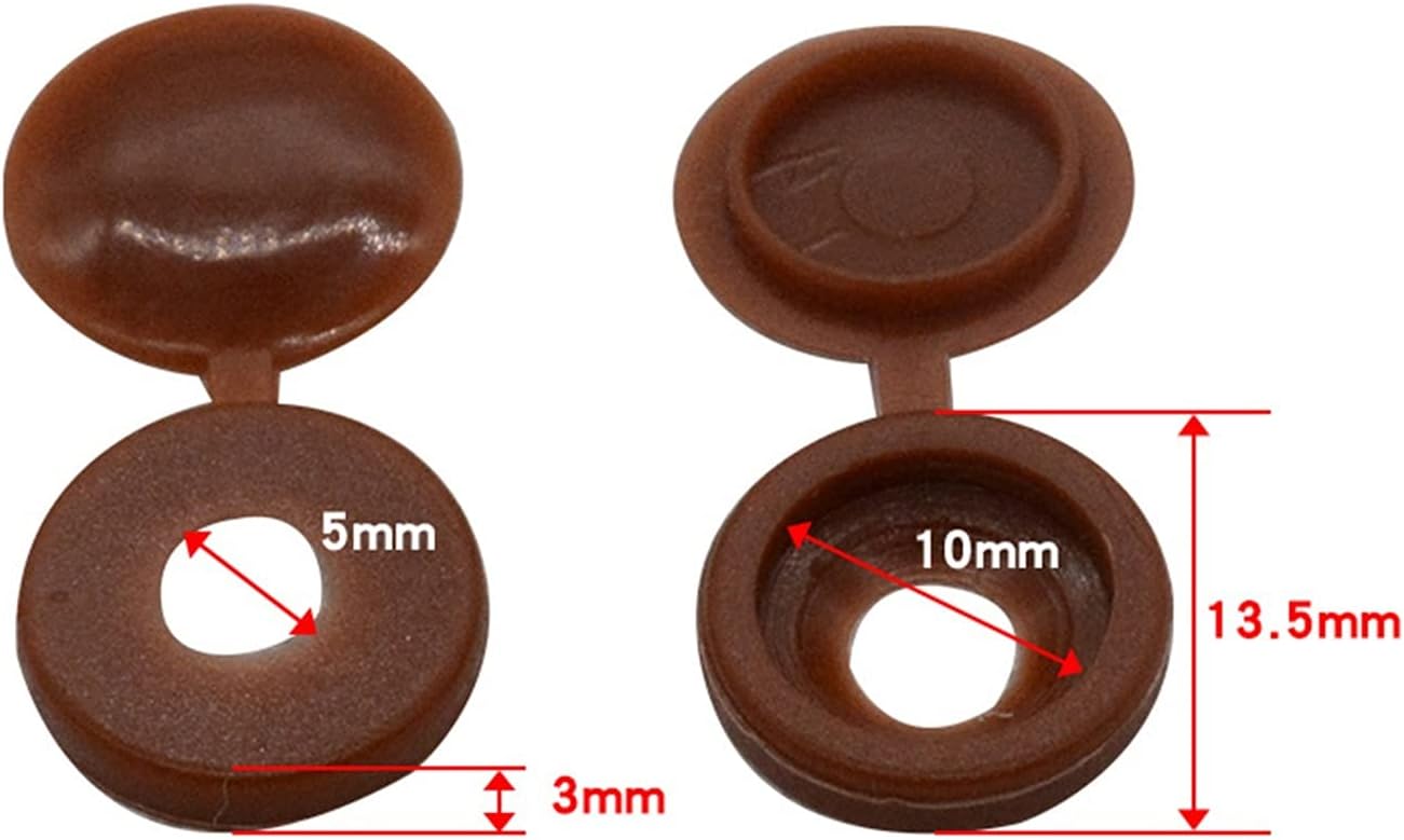 Perfect 100 PCS Plastic Screw Cover for Home Office Use