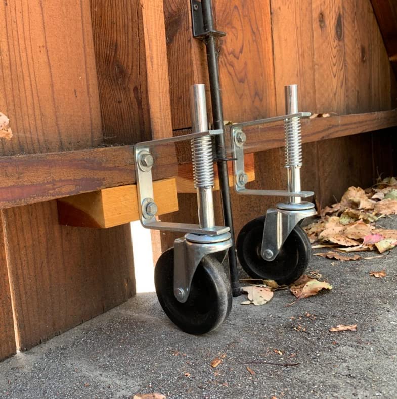 Heavy Duty Gate Caster with Spring Loaded 4 5